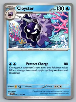 Pokemon TCG SV: Scarlet & Violet 151 Cloyster 091/165 - Image 1