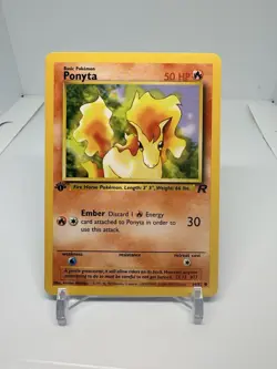 Pokemon Team Rocket 1st Edition Ponyta 64/82 - Image 1