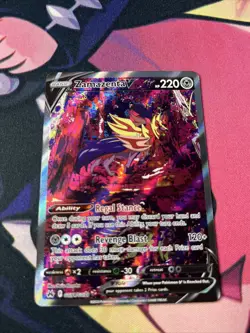 Zamazenta V #GG54 Full Art- Pokemon TCG Crown Zenith Near Mint - Image 1