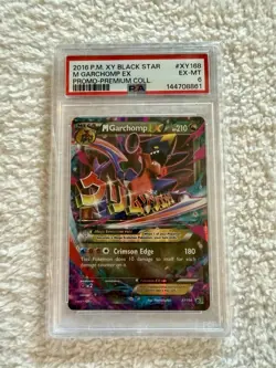 Pokemon Mega Garchomp EX XY168 XY Holo PSA 6.0 - Image 1