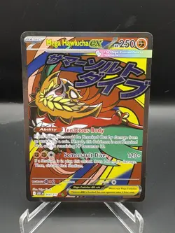 Mega Hawlucha Ex 268/217 Mega Attack Rare Ascended Heroes Pokemon TCG NM - Image 1