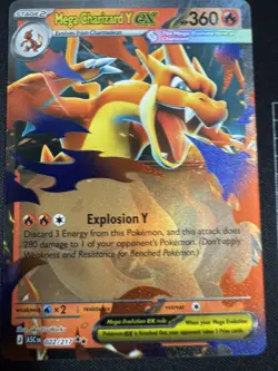 Pokemon TCG Ascended Heroes Mega Charizard Y EX 022/217 Near Mint - Image 1