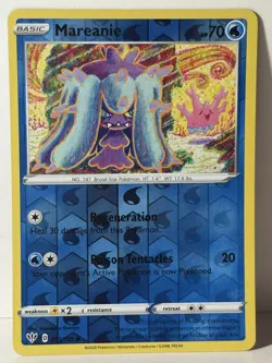 Mareanie Reverse Holo 051/189 SWSH03: Darkness Ablaze NM Pokemon Fast Ship - Image 1