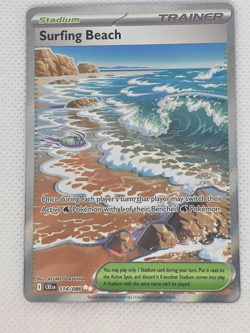 Surfing Beach - Ultra Rare - Pokemon - Chaos Rising - CRI 114/086 NM - Image 1