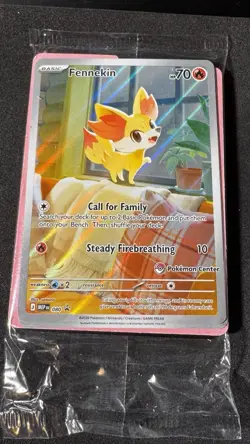 Pokemon Fennekin 080 Pokemon Center Sealed Stamped Promo | Chaos Rising ✨NM - Image 1