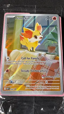 Pokemon Fennekin 080 Pokemon Center Sealed Stamped Promo | Chaos Rising ✨NM - Image 5