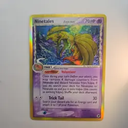 Pokemon Ninetales (Delta Species) 8/101 Dragon Frontiers Holo Rare NM/LP - Image 1