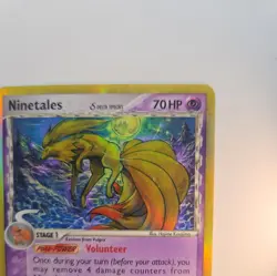 Pokemon Ninetales (Delta Species) 8/101 Dragon Frontiers Holo Rare NM/LP - Image 3
