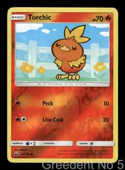 Torchic 26/168 Common Celestial Storm Pokemon Reverse Holo Near Mint - Image 1