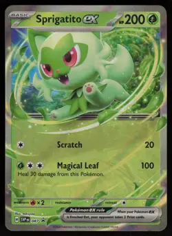 SPRIGATITO EX 087 PROMO SCARLET & VIOLET PROMO POKEMON NM/M - Image 1