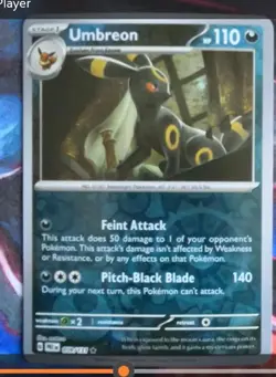 Umbreon 059/131 Holo Rare Prismatic Evolutions Pokemon Reverse Holo Near Mint - Image 1