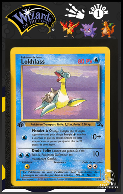 Carte Pokemon Lokhlass 25/62 Edition 1 ED 1 Fossile Wizards FR - Image 1