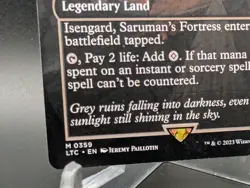 Isengard, Saruman's Fortress - Boseiju, Who Shelters All Commander: the Lord of - Image 2