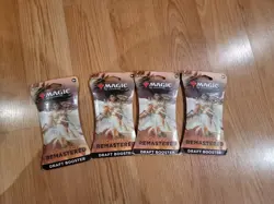Magic the Gathering: Dominaria Remastered - Draft Booster 4 Packs - Image 1