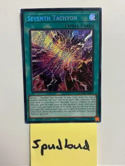 Seventh Tachyon Secret Rare MZTM-EN016 NM 1st Edition Yu-Gi-Oh! - Image 1