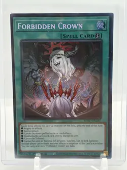 Yugioh Burst Protocol Forbidden Crown Secret Rare BPRO-EN067 1st Edition Mint - Image 1