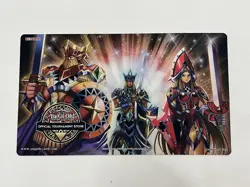 Yugioh Official Konami OTS Queens Knight Jacks Knight Playmat NEW - Image 1