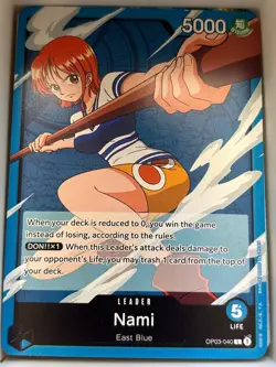OP03-040 Nami English L One Piece TCG Card Game - Image 1