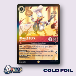 Donald Duck - Pie Slinger 107/204 Legendary COLD FOIL NM Disney Lorcana - Image 1