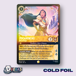 Pocahontas Peacekeeper 22/204 COLD FOIL Legendary Winterspell NM Disney Lorcana - Image 1
