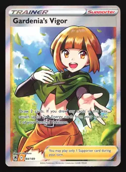 Pokemon Gardenia's Vigor 184/189 Astral Radiance Ultra Rare Full Art Holo LP - Image 1