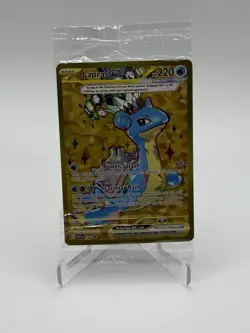 Pokemon Lapras EX SVP 164, SV: Scarlet & Violet Promo Card, Sealed, NM - Image 1