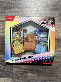 🔥 Pokemon TCG Scarlet & Violet Prismatic Evolutions Poster Collection Box 🔥 - Image 1