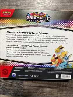 🔥 Pokemon TCG Scarlet & Violet Prismatic Evolutions Poster Collection Box 🔥 - Image 2