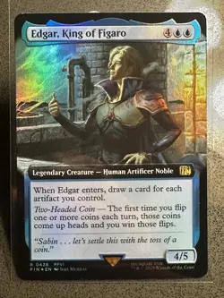 Edgar, King of Figaro (Extended Art) Final Fantasy Foil Borderless R 0436 - Image 1