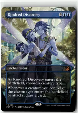 Kindred Discovery (Anime Borderless) M Wilds of Eldraine: Enchanting Tales 69 NM - Image 1