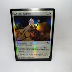 All That Glitters 9 Common Commander Masters Magic: The Gathering Foil LP - Image 1