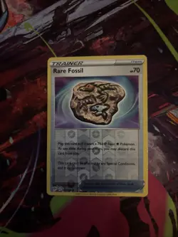 Pokemon NM Reverse Holo Rare Fossil 167/189 Uncommon SWSH03: Darkness Ablaze LP - Image 1