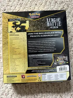 Pokemon Pikachu Zekrom-GX TCG League Battle Deck Factory Sealed From 2020 - Image 2