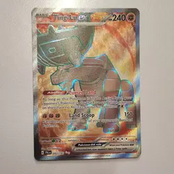 Pokemon TCG Ting-Lu ex 243/193 SV02 Ultra Rare Full Art Holo Eng - Image 1