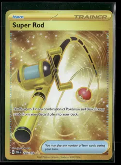 Super Rod 276/193 Hyper Rare Paldea Evolved Pokemon NM/M - Image 1