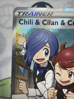 Chili & Cilan & Cress 258/264 Ultra Rare Fusion Strike Holo NM - Image 2