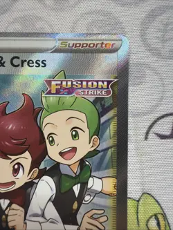 Chili & Cilan & Cress 258/264 Ultra Rare Fusion Strike Holo NM - Image 3