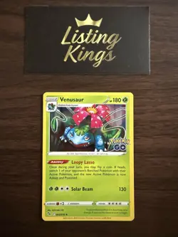 Venusaur - Pokemon GO - 003/078 - Holo Rare - Near Mint - Image 2