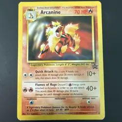 Arcanine Pokemon Black Star Promo 06/53 Wotc Stage 1 70 HP Regular Ken Sugimori - Image 1
