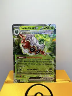 Pokemon TCG Forretress Ex 002/091 S&V Paldean Fates Double Rare - Image 1