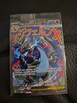 Pokemon Mega Charizard X ex 023 Promo Full Art Holo English 360 HP - Image 2