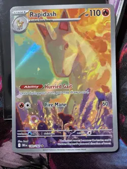 Rapidash 189/182 Illustration Rare | Pokemon TCG: Destined Rivals | Near Mint NM - Image 1