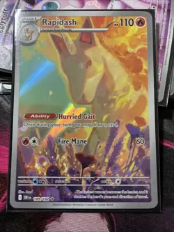 Rapidash 189/182 Illustration Rare | Pokemon TCG: Destined Rivals | Near Mint NM - Image 3