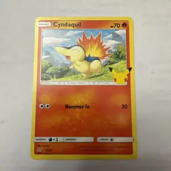 Cyndaquil 10/25 McDonald's 25th Anniversary Stamped Promo 2021 Pokemon NM - Image 1