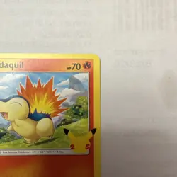 Cyndaquil 10/25 McDonald's 25th Anniversary Stamped Promo 2021 Pokemon NM - Image 3