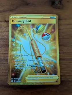 Pokemon TCG 2020 Sword & Shield Base Ordinary Rod #215/202 - Image 1