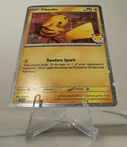 Pikachu 051/162 Pokemon Day 2026 - Anniversary Stamped NM - Image 3