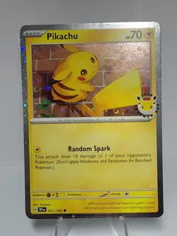 Pikachu Pokemon Day 2026 Promo Stamped Cosmo Holo - Image 1