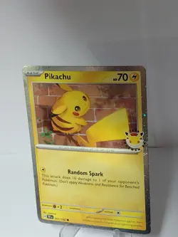 Pikachu Pokemon Day 2026 Promo Stamped Cosmo Holo - Image 2