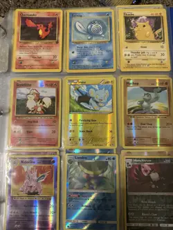 Pokemon Vintage & Reverse Holo Lot Pikachu Charmander Mewtwo Espeon - Image 5